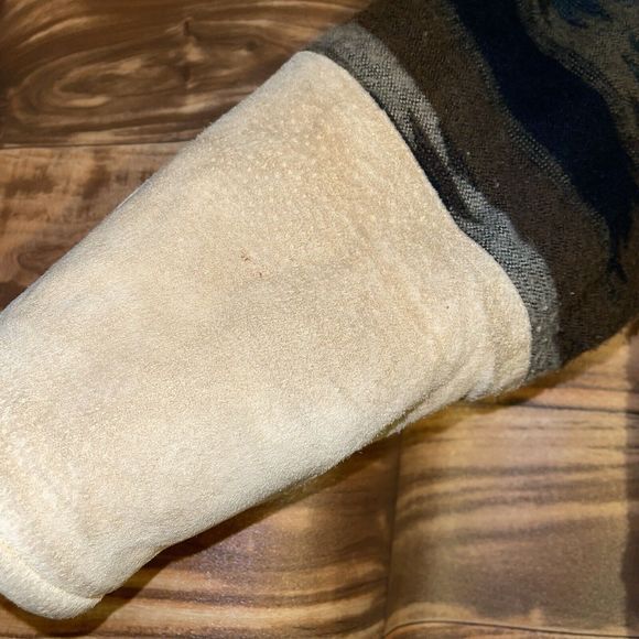 Vintage Lawless by Ardney Leather Suede Shearling Ranch Jacket Size Medium - Picture 5 of 12